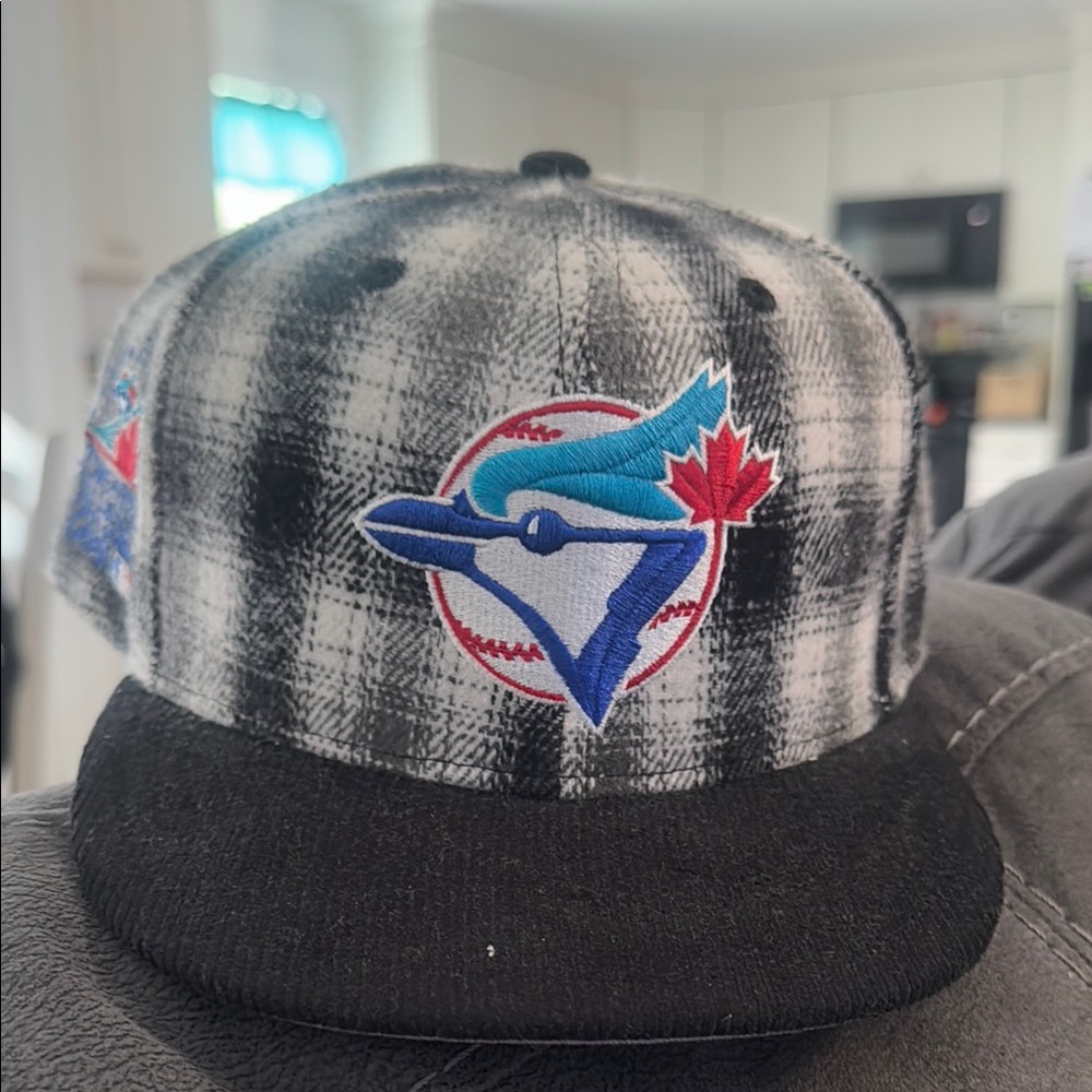 New Era Toronto Blue Jays 1991 All-star Game Plaid Checkered Blue 59fifty